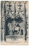 4 CPA -  BLOIS (Loir Et Cher) - Statue De Louis XI, Porc-épic, Salamandre à Tête De Chien, Le Cygne - Blois