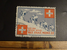 SUISSE  Servizio Attivo 1939-40 - Vignetten