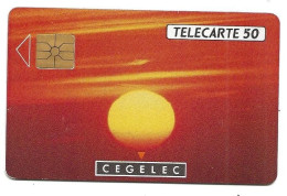 Telecarte D 460 Cegelec 50 Unités Luxe GEM - Privat