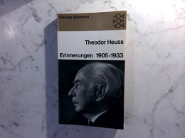 Erinnerungen 1905 - 1933 - Biographies & Mémoires