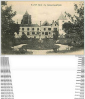 18 MASSAY. Le Château Personnage Assis Dans Le Parc 1918 - Massay