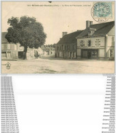 18 BRINON-SUR-SAULDRE. La Place Du Marronnier 1906. Café Hôtel L'Ecu Et Dauphin - Brinon-sur-Sauldre