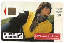 Telecarte F 44 Manoukian 50 Unités Luxe SO2 - 1988