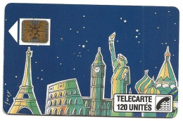 Telecarte F 60A Monttessuy 120 Unités Luxe SC4 On - 1989