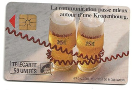 Telecarte F 90 Kronenbourg 50 Unités Luxe GEM - 1989