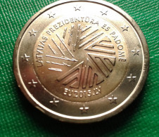 LATVIA 2 Euro Coin Presidency Of The Council Of The European Union 2015 Unc - Lettland