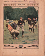 Protège-cahiers XXe: Les Sports - Le Football - Illustration Couleur B.U.C. - Omslagen Van Boeken