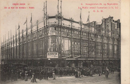 Paris * 6ème * 2 Cpa * Le Grand Bazar De La Rue De Rennes * Inauguration Du 29 Septembre * L'ouverture - Distretto: 06