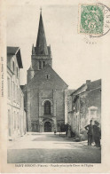 St Benoit * 1907 * Rue Et Façade Principale Ouest De L'église * Villageois - Saint Benoît