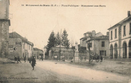 St Laurent De Neste * La Place Publique * Le Monument Aux Morts - Autres & Non Classés