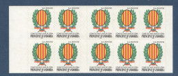 Andorre, Yv C10, Mi HO-10, **, Carnet Validité Permanente, Année 2000, - Postzegelboekjes