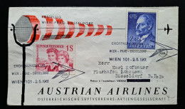 Österreich 1961, Erstflug WIEN-PRAG-DÜSSELDORF - Eerste Vluchten