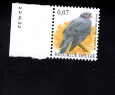 1916099097 2001 SCOTT 1912 OCB 3069  (XX) POSTFRIS MINT NEVER HINGED  - FAUNA - BIRDS - PIGEON COLOMBIN + DATE - Nuovi