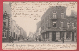 Hannut - Rue Du Tombeau - Magasin Vente De Tissus Lambinon  -1901  ( Voir Verso ) - Hannuit