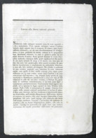 Articolo Biblioteca Italiana: Intorno Alla Storia Naturale Generale - 1832 - Altri & Non Classificati