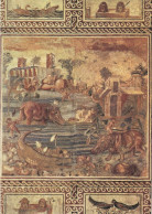 CARTOLINA  ROMA,LAZIO-MUSEO NAZIONALE ROMANO-MOSAICO DEL NILO,PIGMEI ED ANIMALI-STORIA,CULTURA,MEMORIA,NON VIAGGIATA - Museen