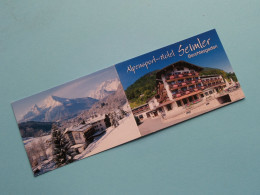 Alpensport Hotel SEIMLER Berchtesgaden ( Voir / See SCAN ) - Visitekaartjes