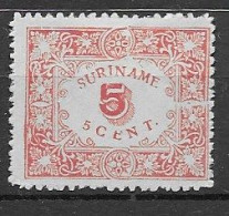 Suriname 1909, NVPH 59 MNG Kw 15 EUR (SN 1249) - Suriname ... - 1975