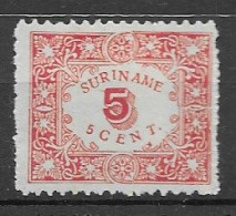 Suriname 1909, NVPH 59 MNG Kw 15 EUR (SN 1250) - Suriname ... - 1975