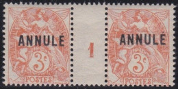 France  .  Y&T  .  Millésime 109  -  1  -  ANNULÉ   (2 Scans)    .   **   .    Neuf Avec Gomme Et SANS Charnière - Millesimes