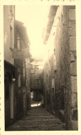 Roquebrune * Rue Du Village & Bar Café * Photo Ancienne 11.2x7cm - Roquebrune-Cap-Martin