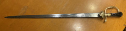 Épée De Chasse De Style Rokoko. Allemagne. Environ 1830 (T427) Taille 732 Mm. - Armes Blanches