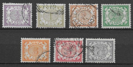 Suriname 1902, NVPH 41-47 Gebruikt Kw 23.5 EUR (SN 1263) - Suriname ... - 1975