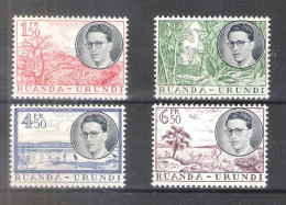 Ruanda Urundi - 196/199 - Baudouin - 1955 - MNH - Ongebruikt