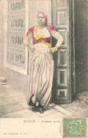 TUNISIE - Femme Arabe - Carte Postale Ancienne - Tunisia