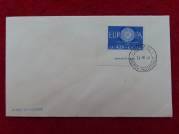 Griechenland 746 Ersttagsbrief 19. IX. 1959, Europa (Nr. 236 ) - Briefe U. Dokumente