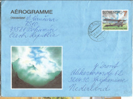 CAE 1 Slovakia 70 Years Of Air Mail Post 1993 - Aerogrammi