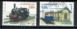 Luxembourg 2005 - YT 1631/1632 - Transport, Train, Wagon, Locomotive - Gebraucht