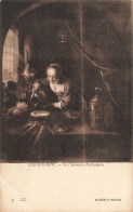 ARTS - Tableau - Gerard Dow - La Cuisinière Hollandaise - Carte Postale Ancienne - Schilderijen