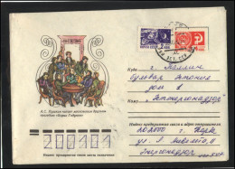RUSSIA USSR Stationery USED ESTONIA  AMBL 1196 NARVA Literature Personalities PUSHKIN - Non Classificati