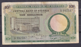 Nigeria 10 Shillings  Fine - Other - Africa