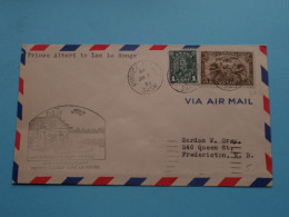 CANADA AIR MAIL - PRINCE ALBERT To LAC LA RONGE > Anno 1932 > Fredericton N.B. ( Voir / See SCANS ) F.O.F. ! - Poste Aérienne