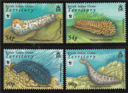 B.I.O.T. 2008, Postfris MNH, WWF, Sea Cucumbers - Territorio Britannico Dell'Oceano Indiano