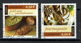Luxembourg 2005 - YT 1621/1622 - Europa, La Gastronomie, Gastronomy - Oblitérés