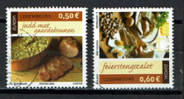 Luxembourg 2005 - YT 1621/1622 - Europa, La Gastronomie, Gastronomy - Used Stamps