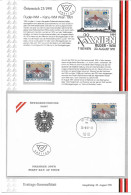 0102i: Österreich 1991, Kanu- Und Ruder- WM In Wien: FDC, ** Und Gestempelt, Mit Erläuterungen - Remo