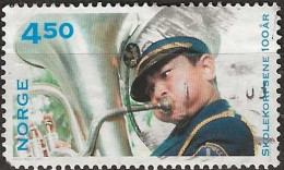 NORWAY 2001 Centenary Of School Bands - 4k50 Tuba Player FU - Used Stamps
