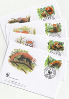 Bhutan 2009, FDC, WWF, Red Panda - Bhoutan