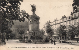 FRANCE - Clermont Ferrand - Place Royale Et Urbain II (Sculpture De H Gourgouillon) - LL - Carte Postale Ancienne - Clermont Ferrand