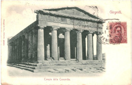 CPA Carte Postale Italie Girgenti  Tempio Della Concordia VM74510 - Agrigento