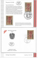 0102l: Österreich 1991, Sonderstempel 3874 Litschau BSV Grenzland: FDC, ** Und Gestempelt, Mit Erläuterungen - Stamp's Day