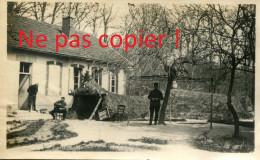 PHOTO FRANÇAISE - POILUS EN CANTONNEMENT A MOURMELON LE GRAND PRES DE BACONNES MARNE - GUERRE 1914 1918 - 1914-18