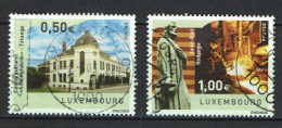 Luxembourg 2005 - YT 1616+1618 -Tourism, Sehenswürdigkeiten - Tétange, Tetingen - Rodange - Usados