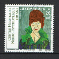 Luxembourg 2005 - YT 1613 - Centre Hospitalier - Neuro-Psychiatrique D'Ettelbrück, Portrait De Femme - Used Stamps