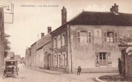 Chevannes * La Rue St Martin * Automobile Voiture Ancienne * Restaurant BOIZOT - Autres & Non Classés