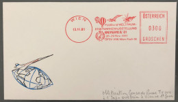 Autriche, Flamme URSS Avion Supersonique - Enveloppe 13.11.1981 - (B1385) - Brieven En Documenten